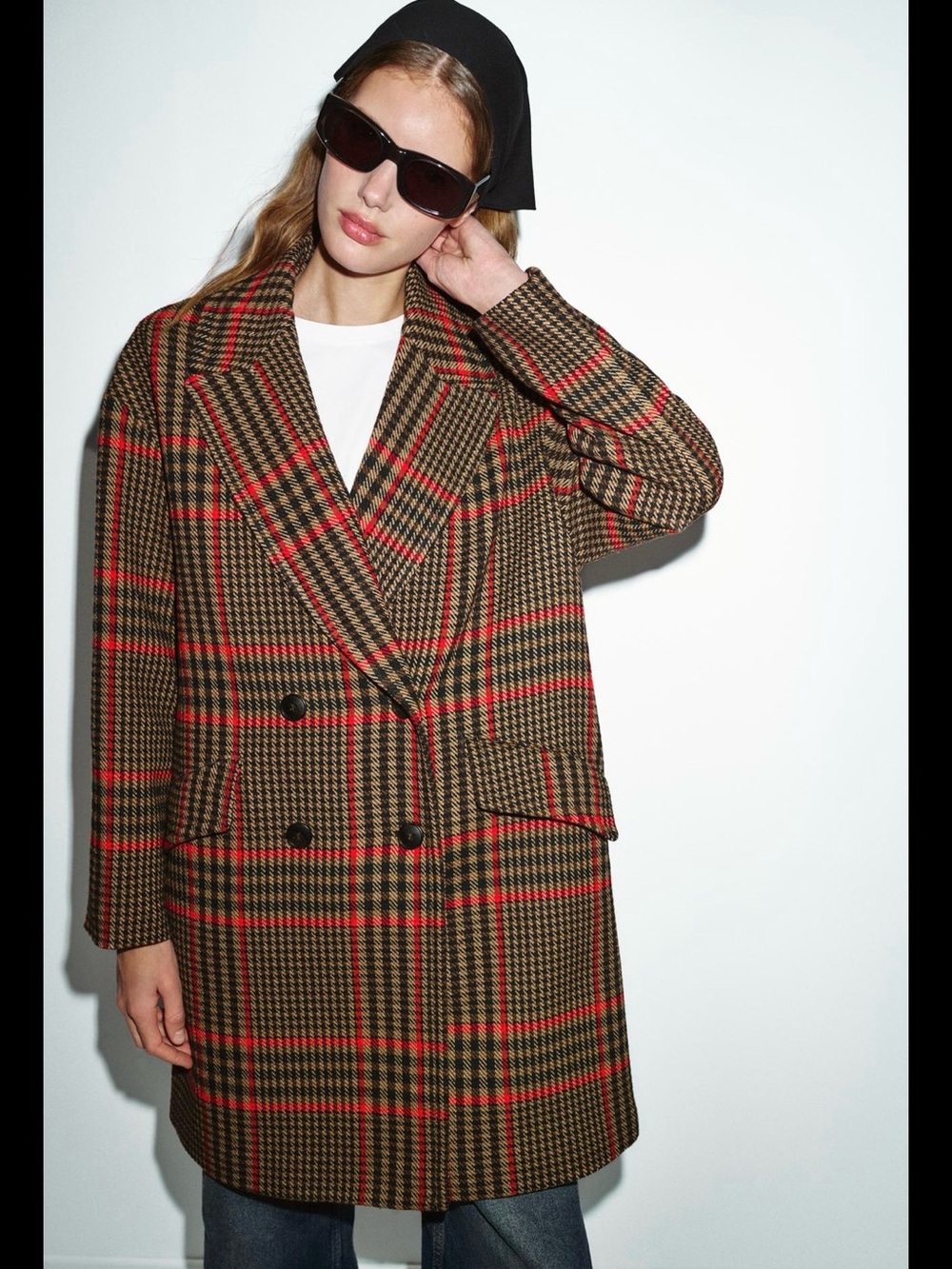 ZARA ❗️PLAID Coat NWT Multicolored